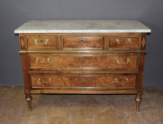 Louis XVI Dresser in Walnut and Ash, 18th Century-BCR-1794546