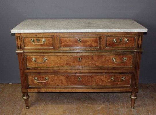 Louis XVI Dresser in Walnut and Ash, 18th Century-BCR-1794546