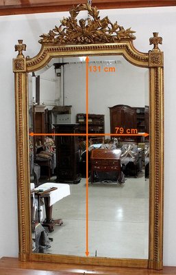 Louis XVI Fireplace Mirror, Late 19th Century-RVK-944830