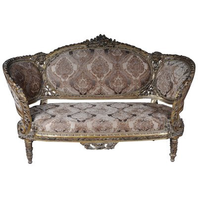 Louis XVI French Beechwood Sofa-FLW-1402275