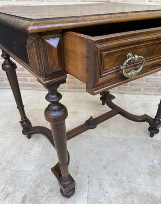 Louis XVI French Walnut Side Table, 1920s-NOU-1700473