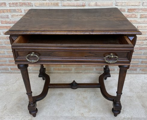 Louis XVI French Walnut Side Table, 1920s-NOU-1700473