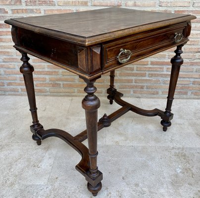 Louis XVI French Walnut Side Table, 1920s-NOU-1700473