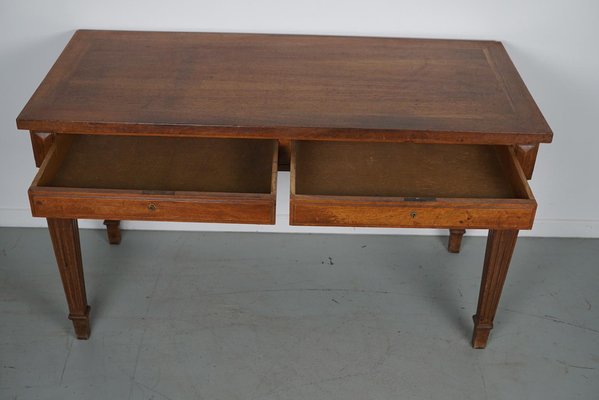 Louis XVI French Walnut Writing Desk, 1920s-XO-1778190