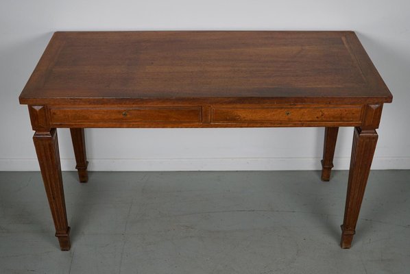 Louis XVI French Walnut Writing Desk, 1920s-XO-1778190