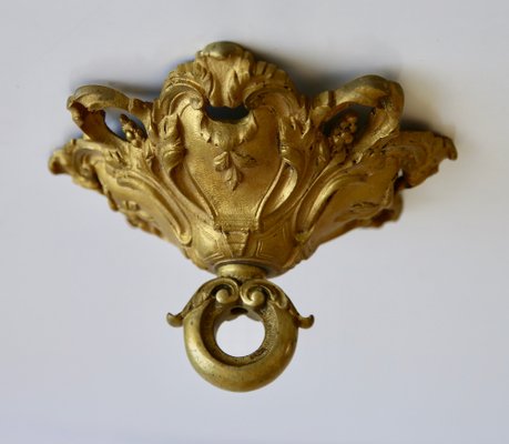 Louis XVI Gilded Bronze Ceiling Rose-WCM-1275036