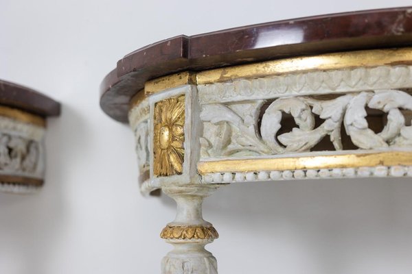 Louis XVI Lacquered Consoles from Malot, 1780s-CEJ-2026349