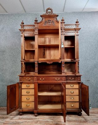 Louis XVI Library in Walnut-MWB-1769777