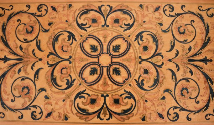 Louis XVI Living Room Table with Oriental Style Inlays-IYX-1285515