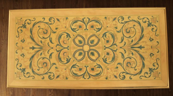 Louis XVI Living Room Table with Oriental Style Inlays-IYX-1285515