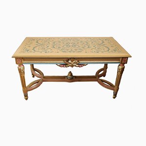 Louis XVI Living Room Table with Oriental Style Inlays-IYX-1285515