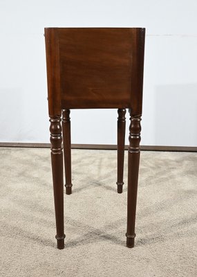 Louis XVI Mahogany Bedside Table-RVK-1769782