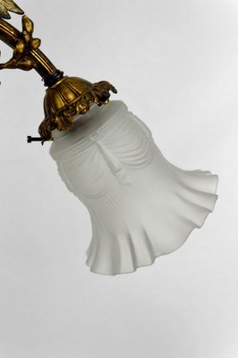 Louis XVI Neoclassical Style Hanging Light in Gilded Bronze, 1890s-XNH-1804501