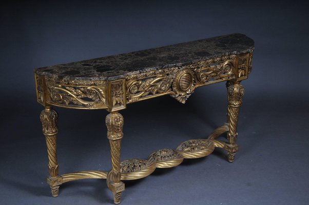 Louis XVI Noble Splendor Console Table-FLW-1402294