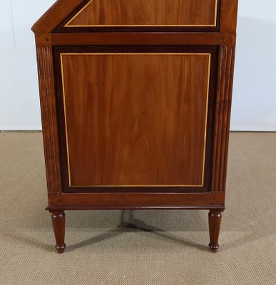 Louis XVI Scriban Secretary Desk in Mahogany and Precious Woods, 18th Century-RVK-1288857