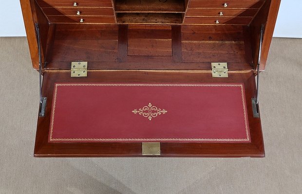 Louis XVI Scriban Secretary Desk in Mahogany and Precious Woods, 18th Century-RVK-1288857