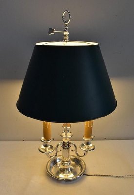 Louis XVI Silver-Plated Lamp-RVK-898082