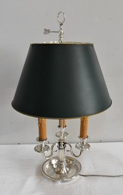 Louis XVI Silver-Plated Lamp-RVK-898082