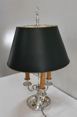 Louis XVI Silver-Plated Lamp-RVK-898082