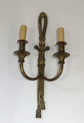 Louis XVI Stye Bronze Sconces, Set of 2-BA-1365532