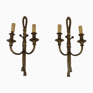 Louis XVI Stye Bronze Sconces, Set of 2-BA-1365532