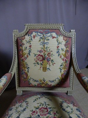 Louis XVI Style Armchairs, Set of 2-WSV-1409665