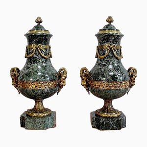 Louis XVI Style Baluster Vases, 19th-Century, Set of 2-RVK-1004446