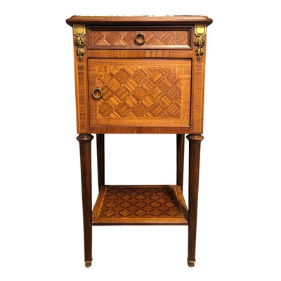 Louis Xvi Style Bedside Cabinet-HLV-1783939