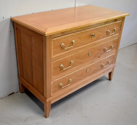 Louis XVI Style Blond Cherry Chest of Drawers, 1910s-RVK-904401