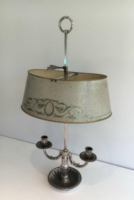 Louis XVI Style Boulotte Lamp with Metal Lampshade, 1890s-BA-1365612