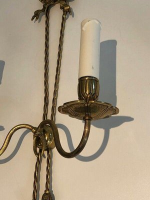 Louis XVI Style Bronze Sconces, Set of 2-BA-1365428