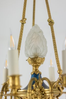 Louis XVI Style Chandelier in Gilded Bronze, 1900s-CEJ-1789502