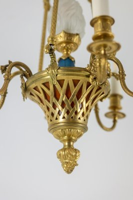 Louis XVI Style Chandelier in Gilded Bronze, 1900s-CEJ-1789502