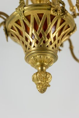 Louis XVI Style Chandelier in Gilded Bronze, 1900s-CEJ-1789502