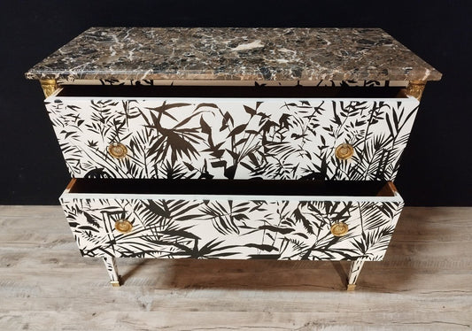 Louis XVI Style Chest Of Drawers by Fleur Blume