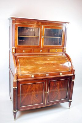 Louis XVI Style Cylinder Secretaire-FGA-923932