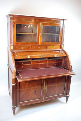 Louis XVI Style Cylinder Secretaire-FGA-923932