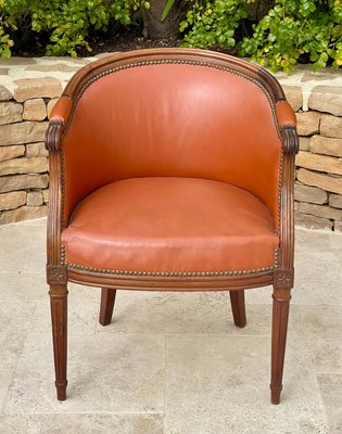 Louis XVI Style Desk Chair-NEV-2028810