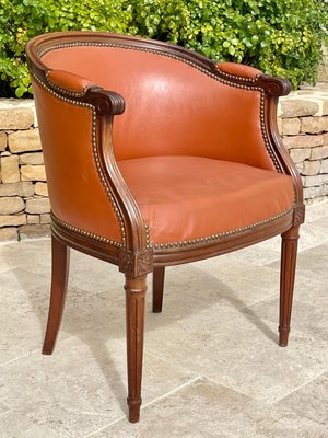 Louis XVI Style Desk Chair-NEV-2028810