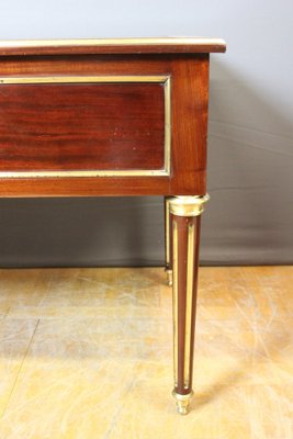 Louis Xvi Style Desk in Mahogany and Brass, Late 19th Century-BCR-2043393