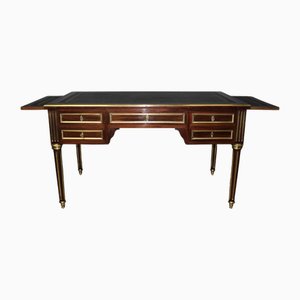 Louis Xvi Style Desk in Mahogany and Brass, Late 19th Century-BCR-2043393