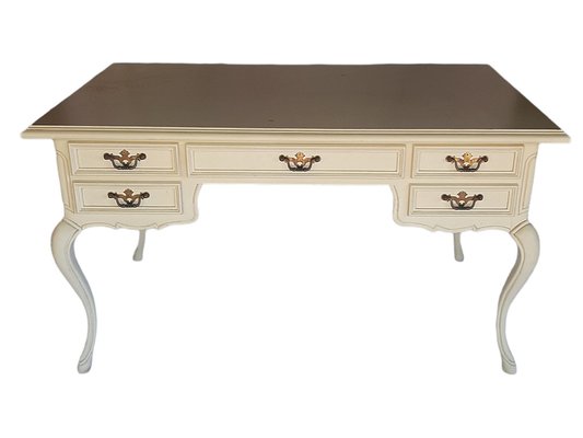 Louis XVI Style Desk Painted in White-TCS-1309552