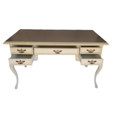 Louis XVI Style Desk Painted in White-TCS-1309552