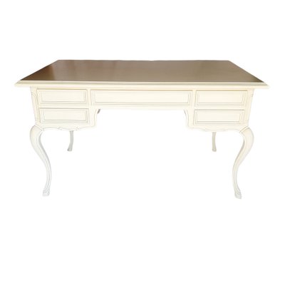 Louis XVI Style Desk Painted in White-TCS-1309552