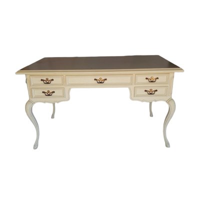 Louis XVI Style Desk Painted in White-TCS-1309552