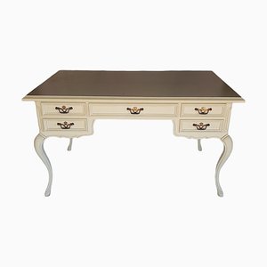 Louis XVI Style Desk Painted in White-TCS-1309552