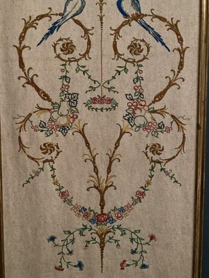 Louis XVI Style Embroidered Panel, 1890s-QKG-1807542