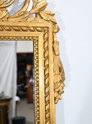 Louis XVI Style Gilt Wood Mirror, Early 19th Century-RVK-1701997