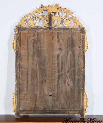 Louis XVI Style Gilt Wood Mirror, Early 19th Century-RVK-1701997