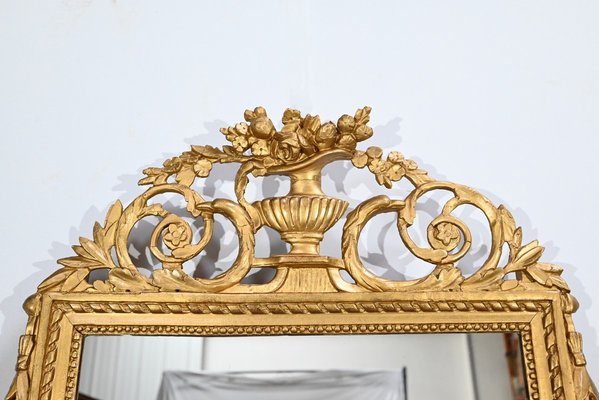 Louis XVI Style Gilt Wood Mirror, Early 19th Century-RVK-1701997